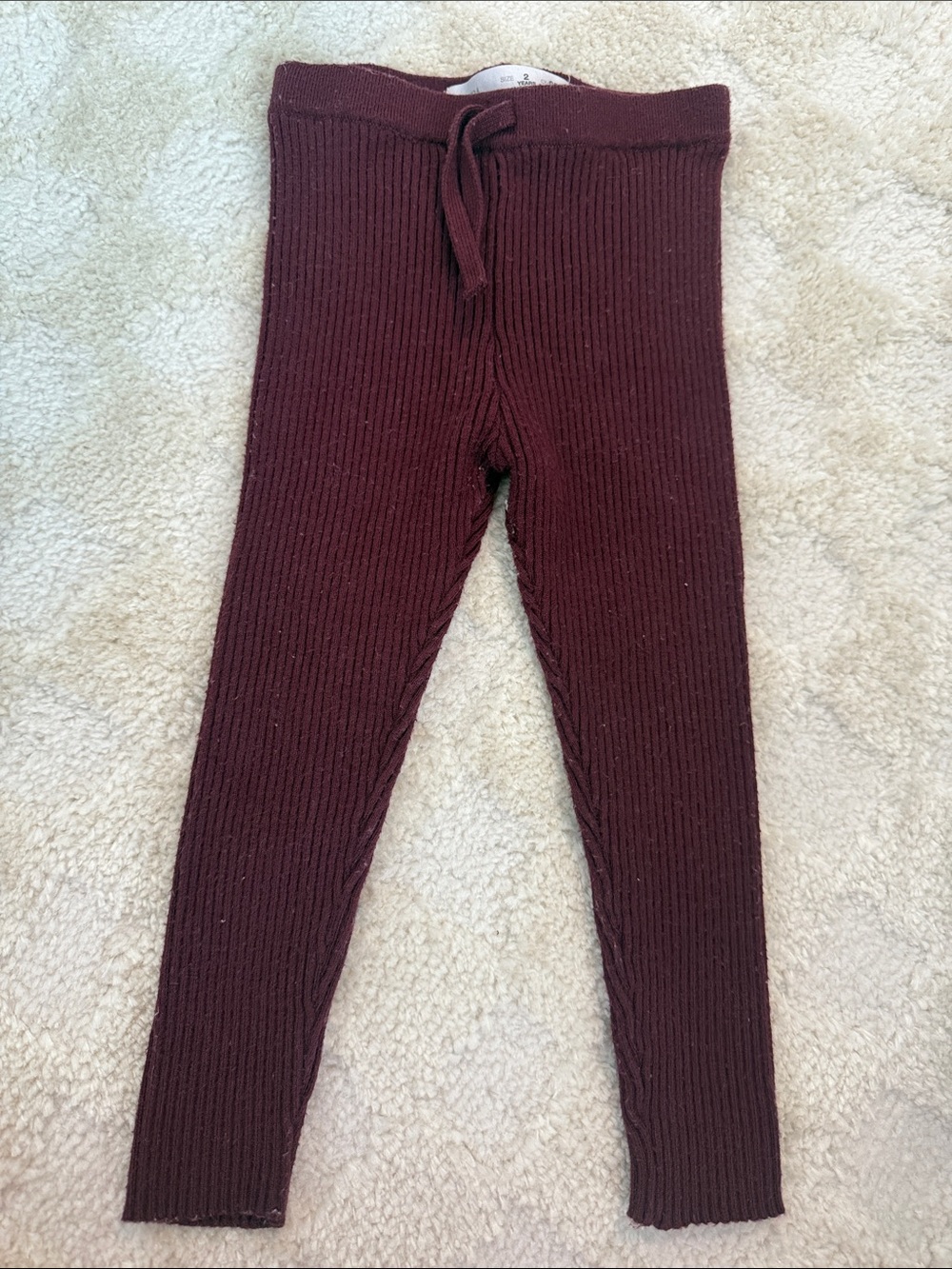 Zara sweater knit leggings